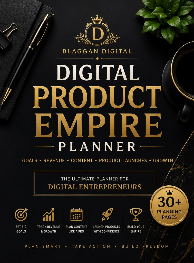 Digital Product Empire Planner