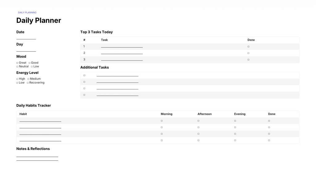 Digital Product Empire Planner