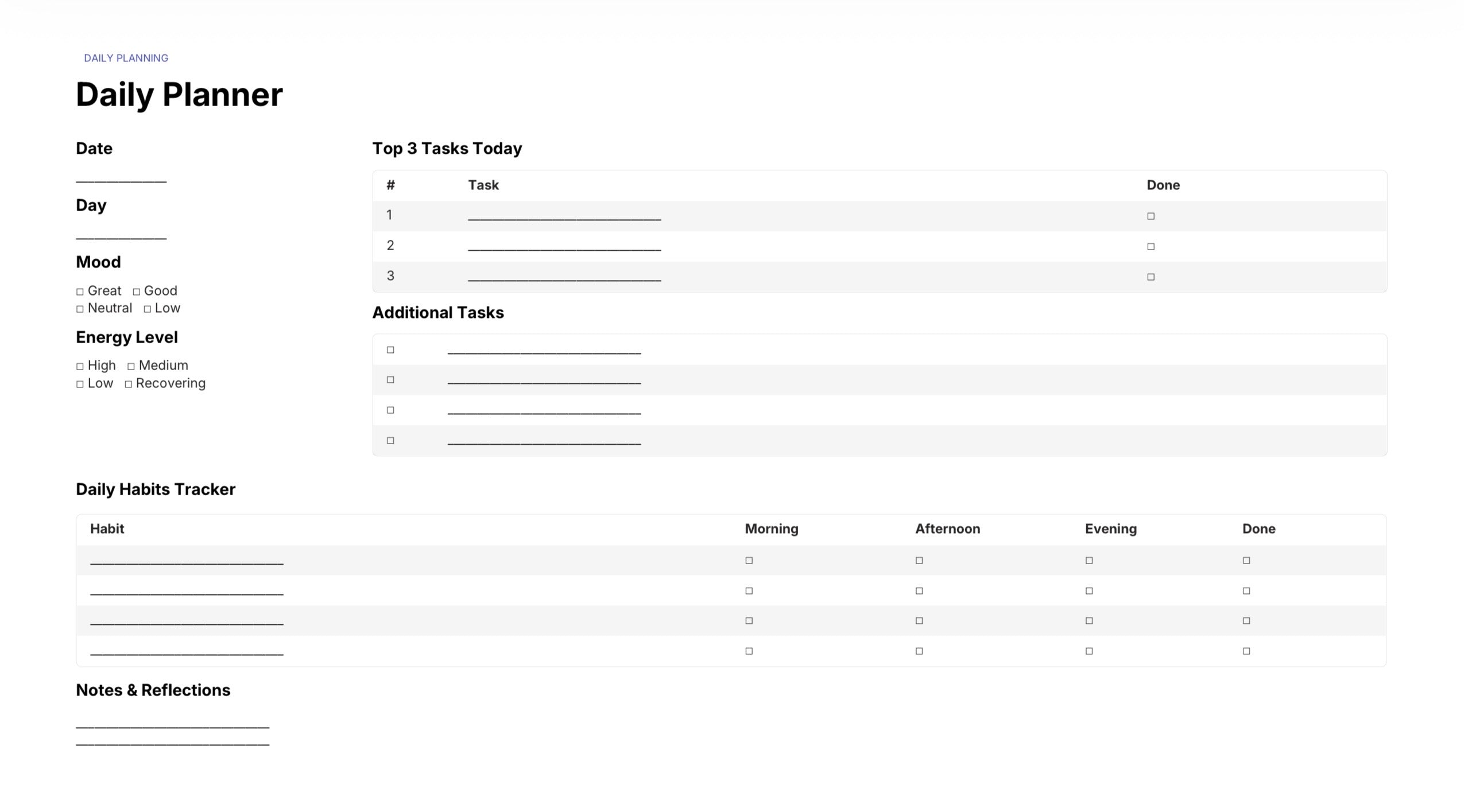 Digital Product Empire Planner